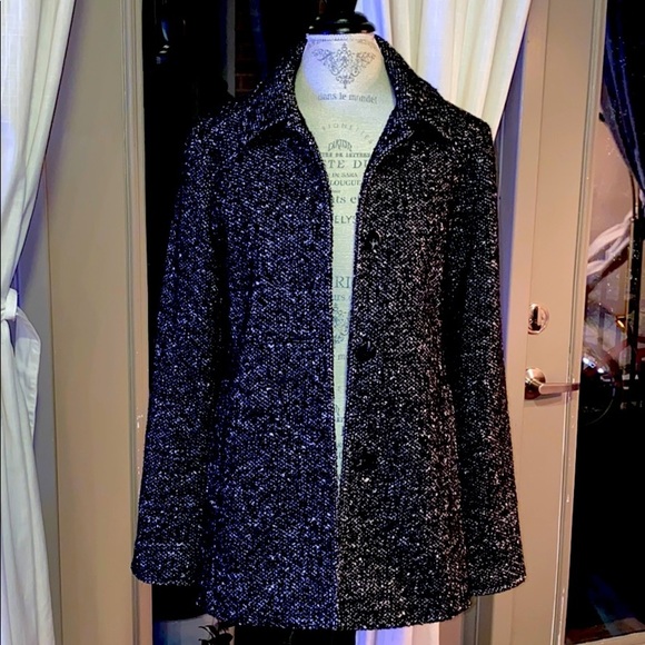 Preston & York Jackets & Blazers - Preston & York black & white wool jacket coat M